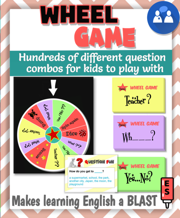 Wheel game - a fun ESL speaking activity