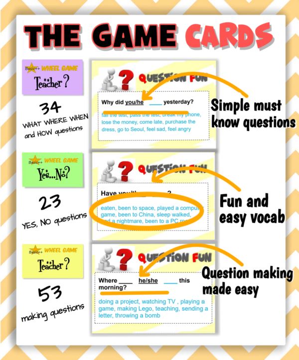 Wheel game - a fun ESL speaking activity