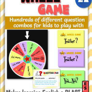 Wheel game - a fun ESL speaking activity