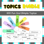 esl english speaking activity - topics talk