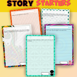 Story starters - an engaging ESL writing resource.