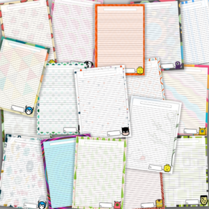 esl english writing resource - writing paper worksheet