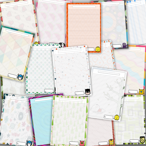 esl english writing resource - writing paper worksheet