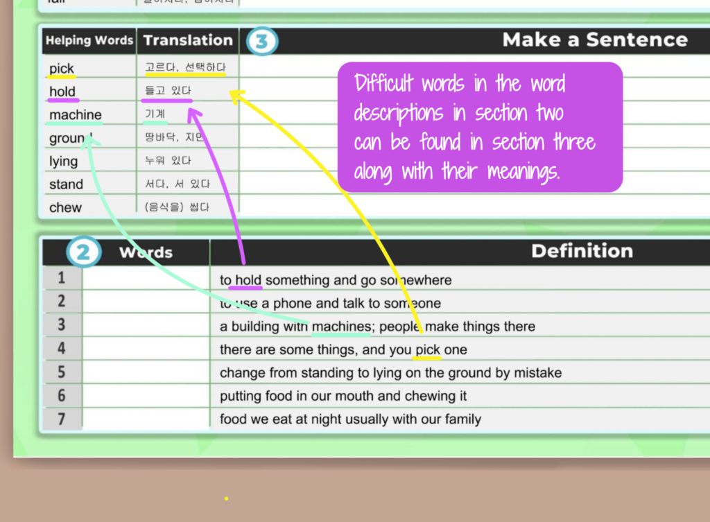 vocabulary word book promo