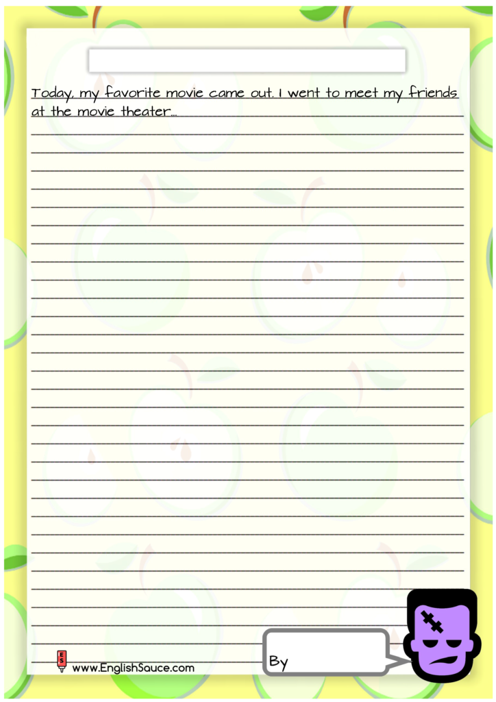 Worksheets - Writing - EnglishSauce