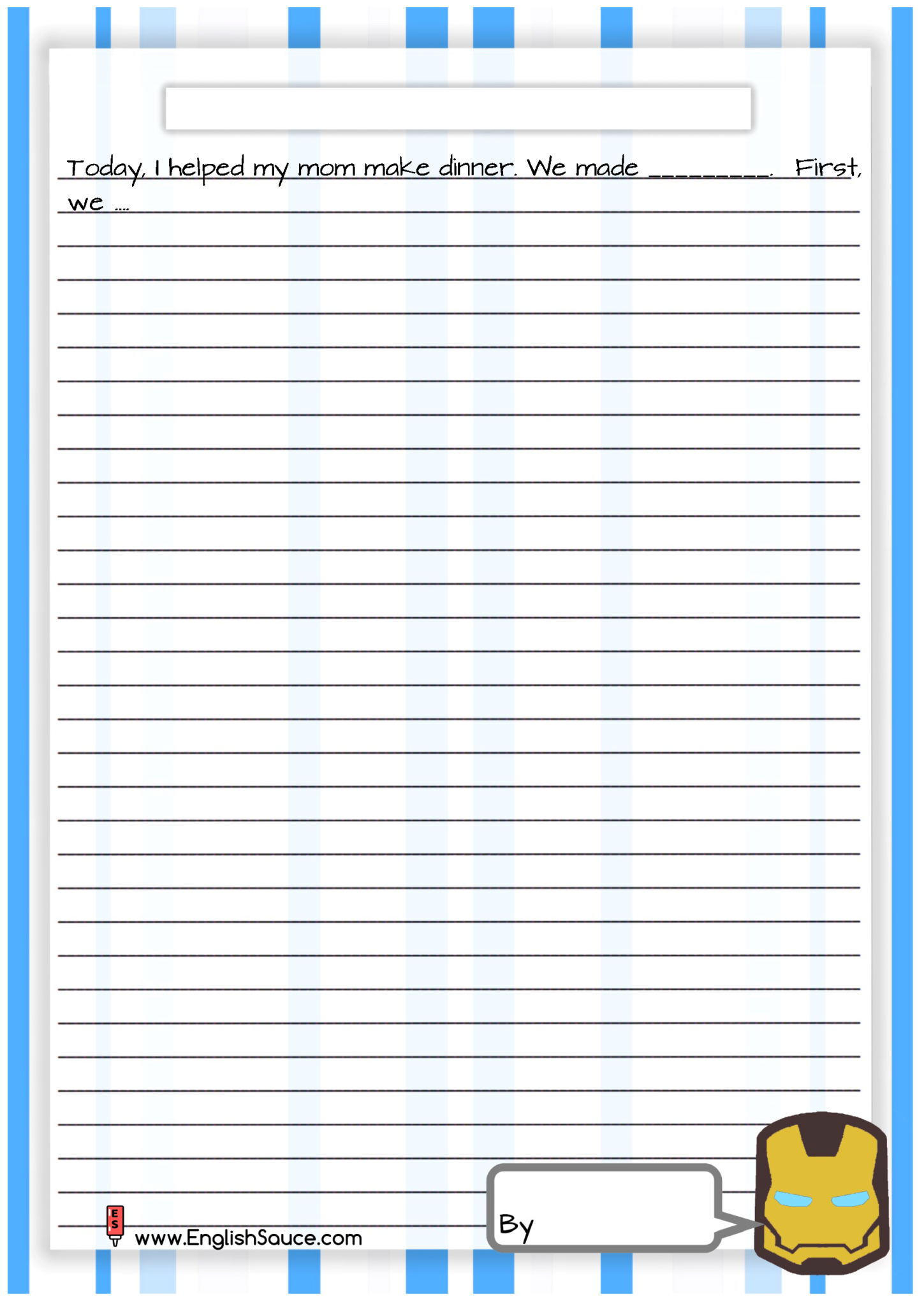 Worksheets - Writing - EnglishSauce