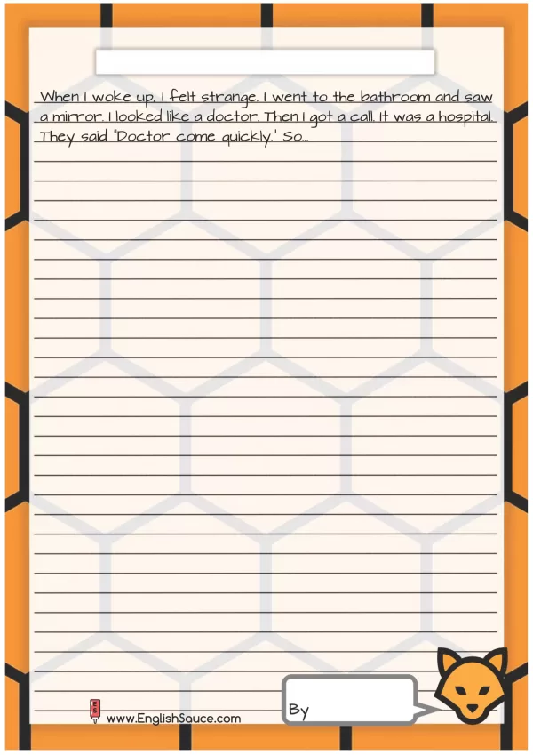 writing-story-starters-ESL-English-free-worksheets