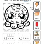 Kindergarten and beginner ESL CVC sight words word search worksheet with octopus background.