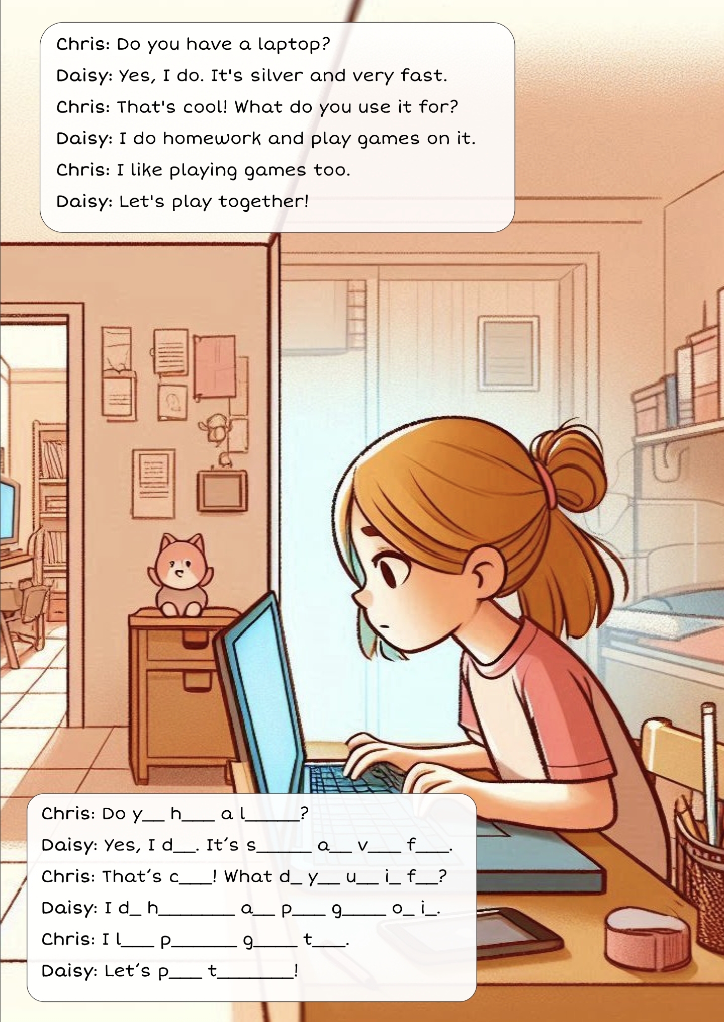 QuickReads - Dialog - Lev1 - 12 - EnglishSauce