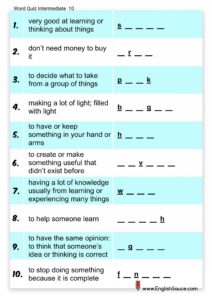 free-worksheet-intermediate-vocabulary-word-quiz-english-esl-activity (10)